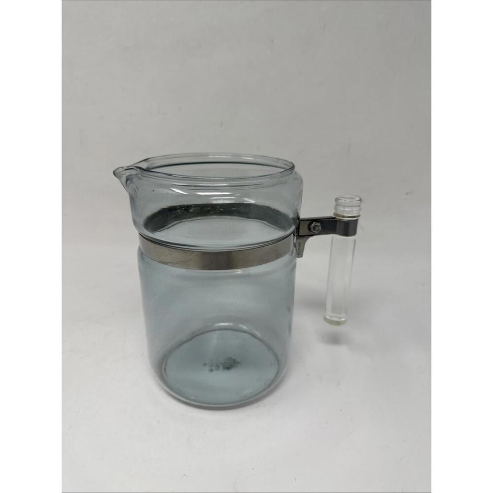 Pyrex  Flameware 6 Cup 7826B Coffee Pot Glass Handle No Lid